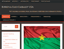 Tablet Screenshot of burkina-usa.org